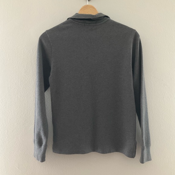 Ralph Lauren Gray Kids Zip-Up Top Size M (10-12) - Picture 5 of 9